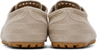 BALMAIN Beige Racer 45 Macramé Sneakers