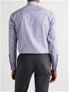 Charvet - Striped Cotton-Poplin Shirt - Purple