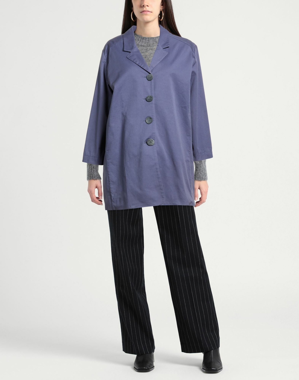 Alessia Santi Womens Jacket Slate in Blue