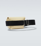 Jil Sander - Leather-trimmed canvas belt bag