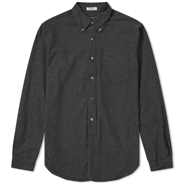 Photo: Engineered Garments 19th Century Button Down Shirt Charcoal Heather Flannel