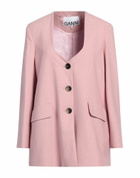 Ganni Womens Blazer in Pink