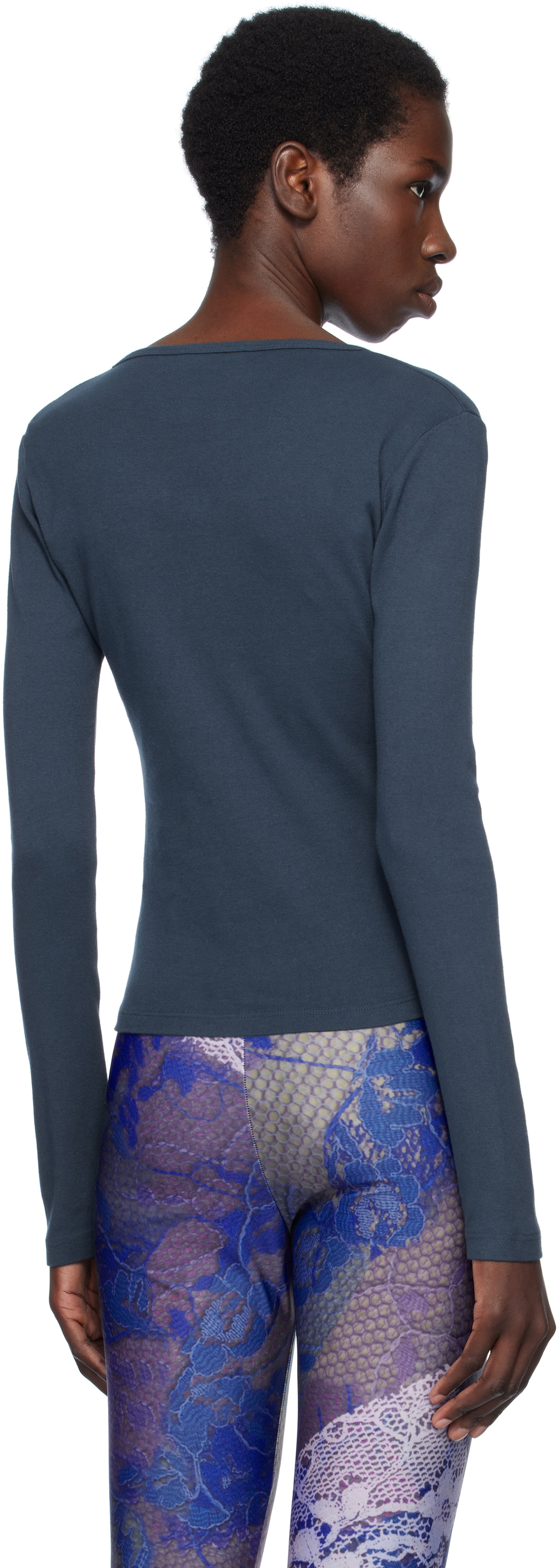 Gil Rodriguez Navy Sophie Cardigan