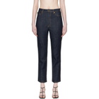 KHAITE Blue Abigail Stretch Jeans