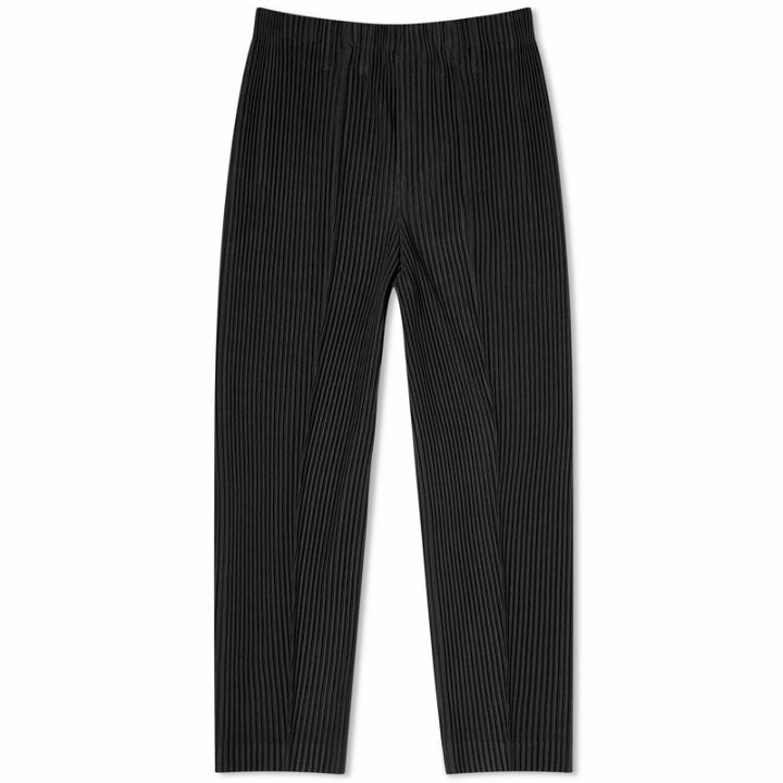 Photo: Homme Plissé Issey Miyake Men's Pleated Compleat Trousers in Coke Grey