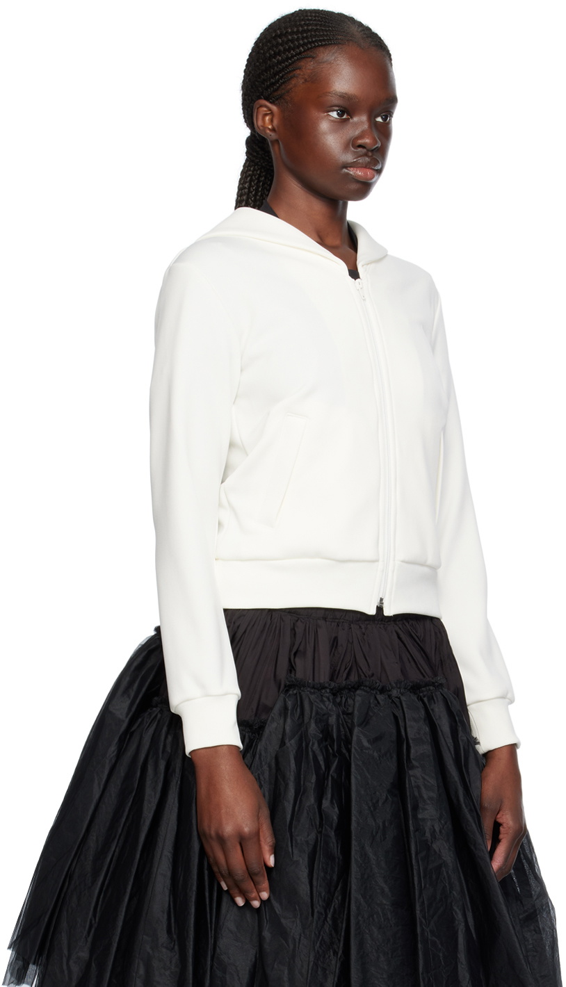 Comme des Garçons Girl Off-White Sailor Collar Sweatshirt