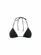 MC2 Saint Barth Woman Triangle Top Swimsuit Annabelle With Rhinestones