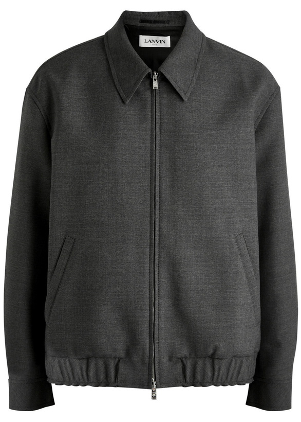 Photo: Lanvin Wool Jacket Grey