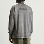 Neighborhood Men's LS-3 Pigment Dyed Long Sleeve T-Shirt in Gray