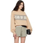 Fear of God ESSENTIALS Tan Classic Sweatshirt