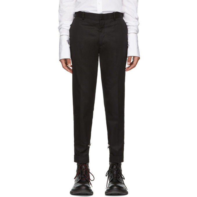 Photo: Alexander McQueen Black Chino Trousers