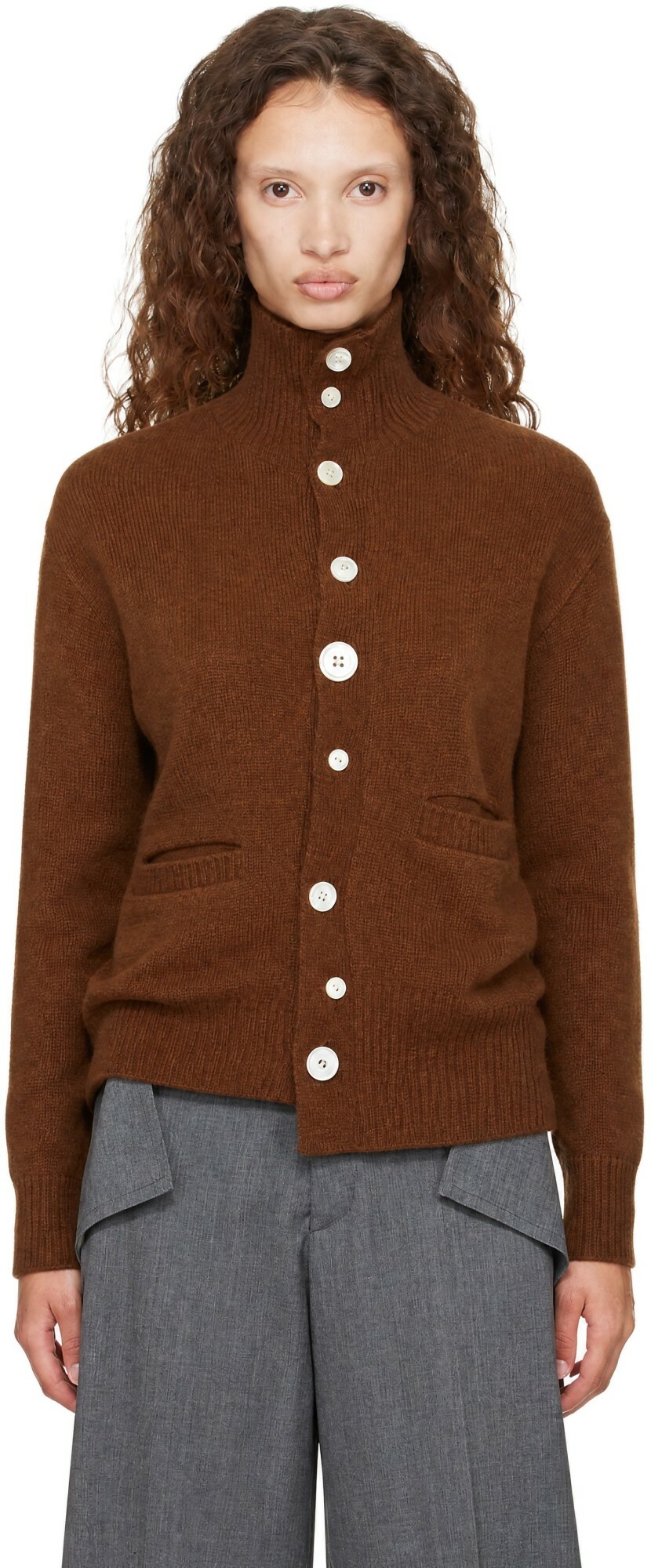 UNDERCOVER Brown UC2F1901 Cardigan