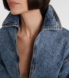 Alaïa Spiral denim jacket