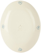 Laetitia Rouget White & Blue Liberte Plate