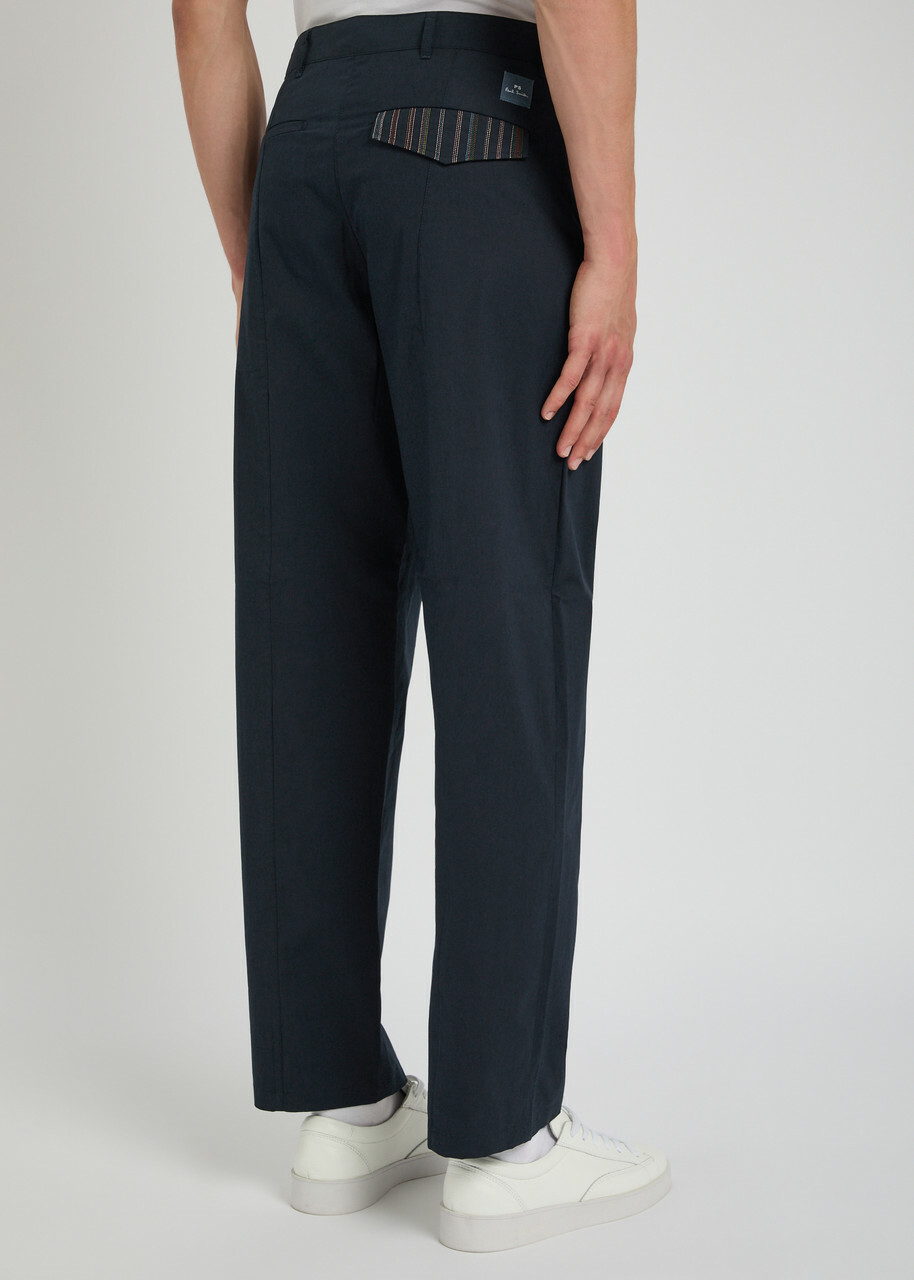 PS Paul Smith Cotton-blend Chino Trousers Navy