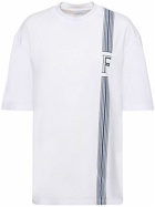 FERRAGAMO - Cotton Jersey Printed Logo T-shirt