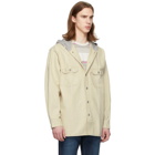 Levis Beige Hooded Jackson Overshirt Jacket