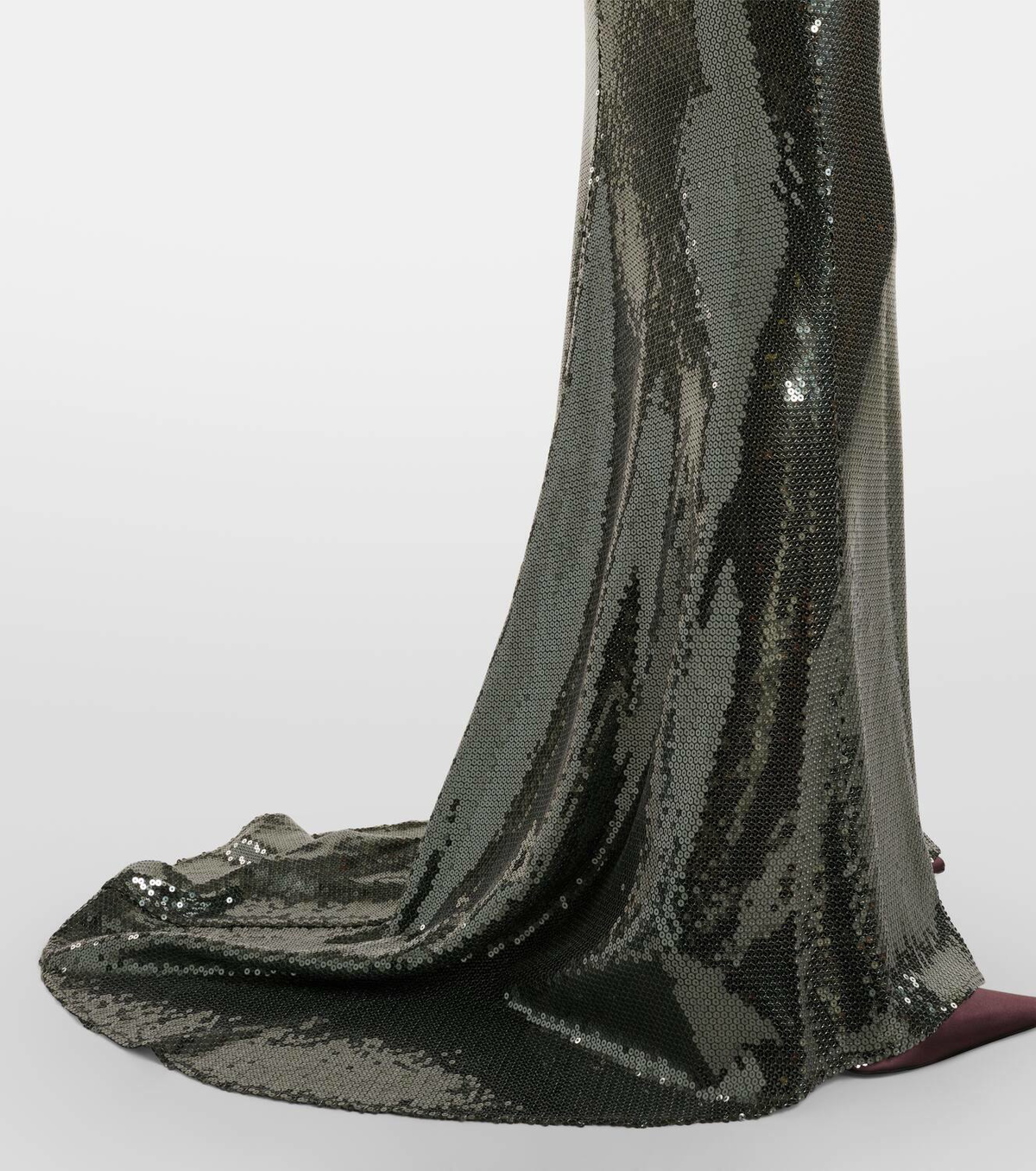 Alex Perry Sequined corset gown