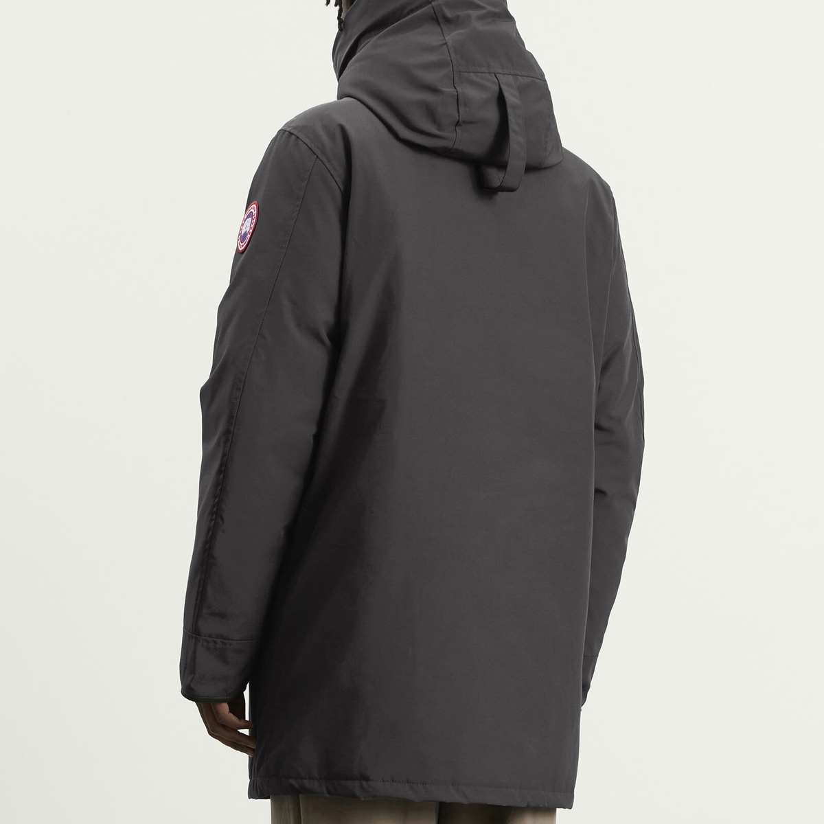 Canada Goose Men's Langford Parka Jacket Classic Disc in Granite Grey