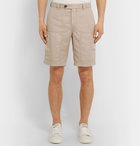 Brunello Cucinelli - Linen and Cotton-Blend Cargo Shorts - Sand