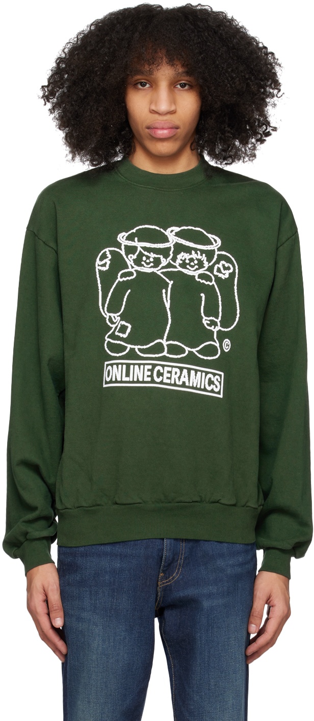 Photo: Online Ceramics Green Cherubs Sweatshirt