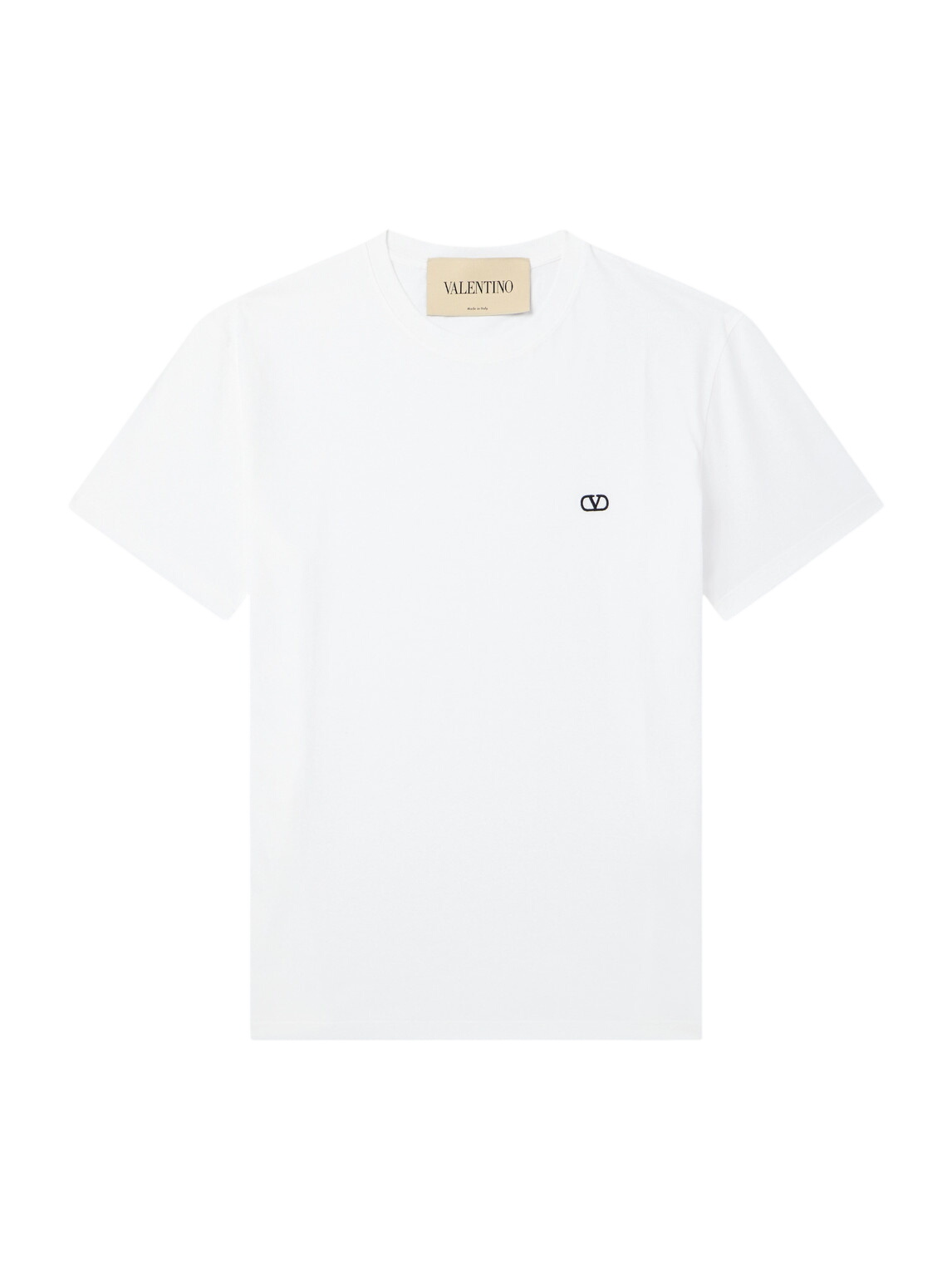 Valentino Garavani - Logo-Embellished Cotton-Jersey T-Shirt
