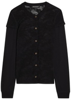 Our Legacy Heat Floral-jacquard Merino Wool top Black