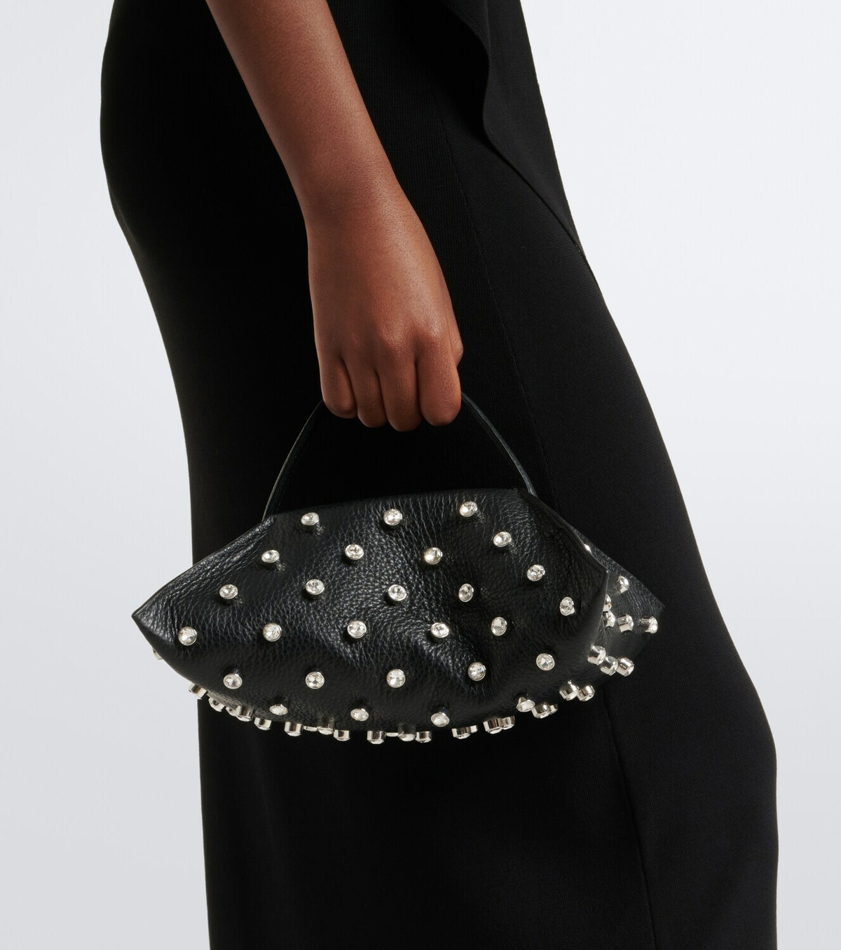 Altuzarra Origami Mini embellished leather top-handle bag