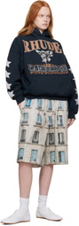 Rhude Black 'Cambridge State Champions' Hoodie