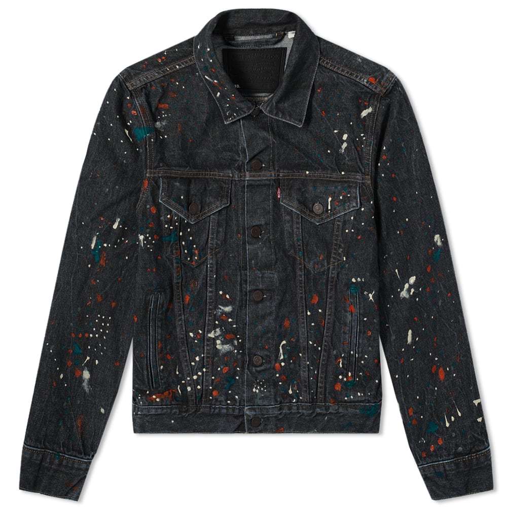 END. x Levi'sÂ® 'Painted' Selvedge Trucker Jacket