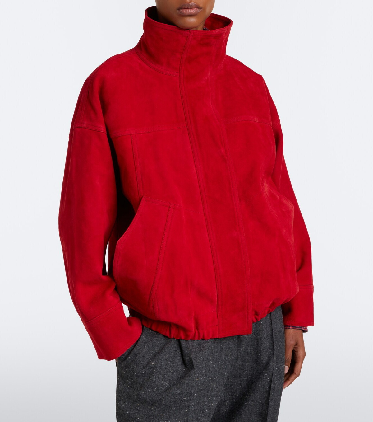 Róhe Oversized suede jacket