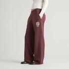 END. Mono Sweatpant in Oxblood