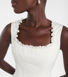 Clio Peppiatt Camelia embellished corset