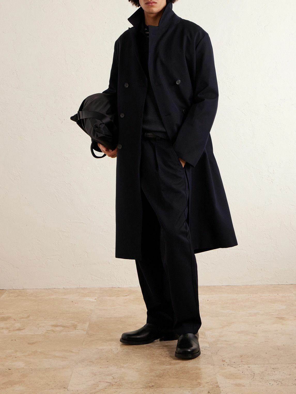 A.P.C. Men's Sutherland Harrington Jacket in Dark Navy A.P.C.