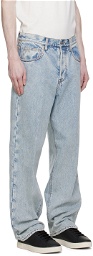 Emporio Armani Blue 5 Pocket Jeans