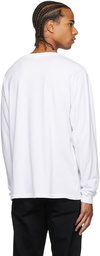 Noah White Pocket Long Sleeve T-Shirt