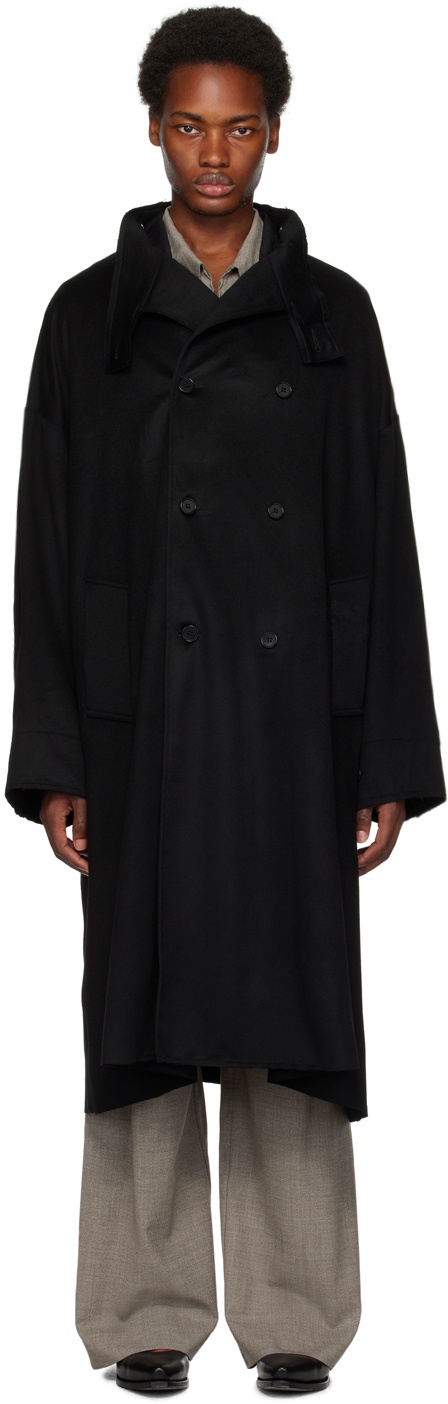 Photo: Gabriela Coll Garments Black No.65 Coat