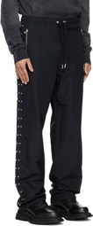 Thug Club Black Triple Line Stud Track Pants