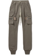 Rick Owens - Mastodon Slim-Fit Tapered Cotton-Jersey Sweatpants - Gray