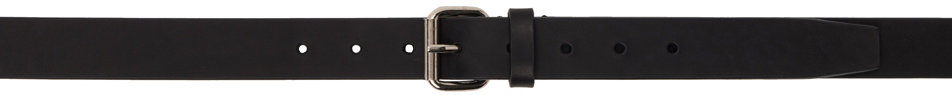 VETEMENTS Black Iconic Logo Belt