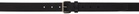 VETEMENTS Black Iconic Logo Belt