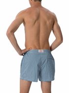 MC2 Saint Barth Man Fitted Cut Swim Shorts Harrys With Gingham Print