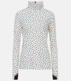 Moncler Genius - x Naj-Oleari 3 Moncler Grenoble printed turtleneck ski top