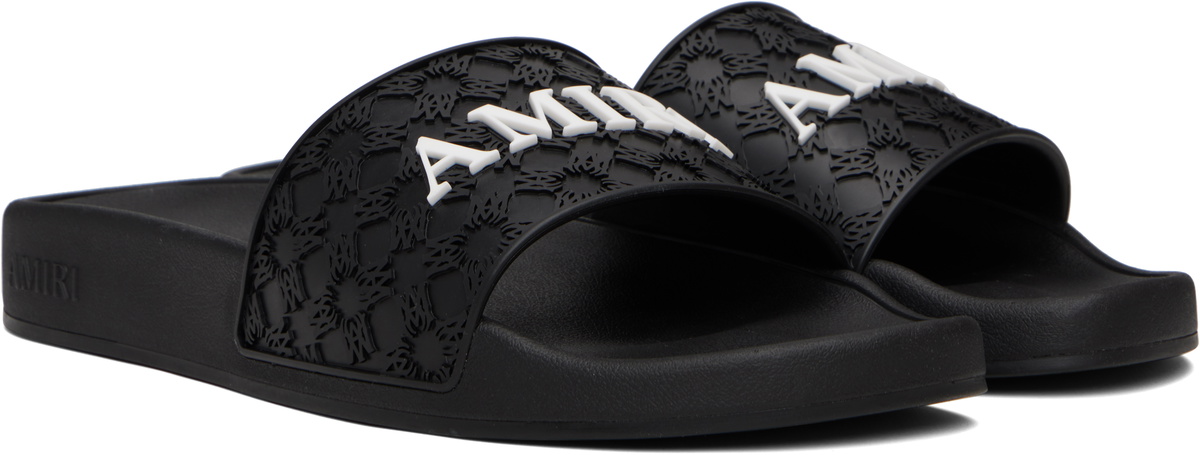 AMIRI Black MA Quad Pool Slides