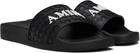 AMIRI Black MA Quad Pool Slides