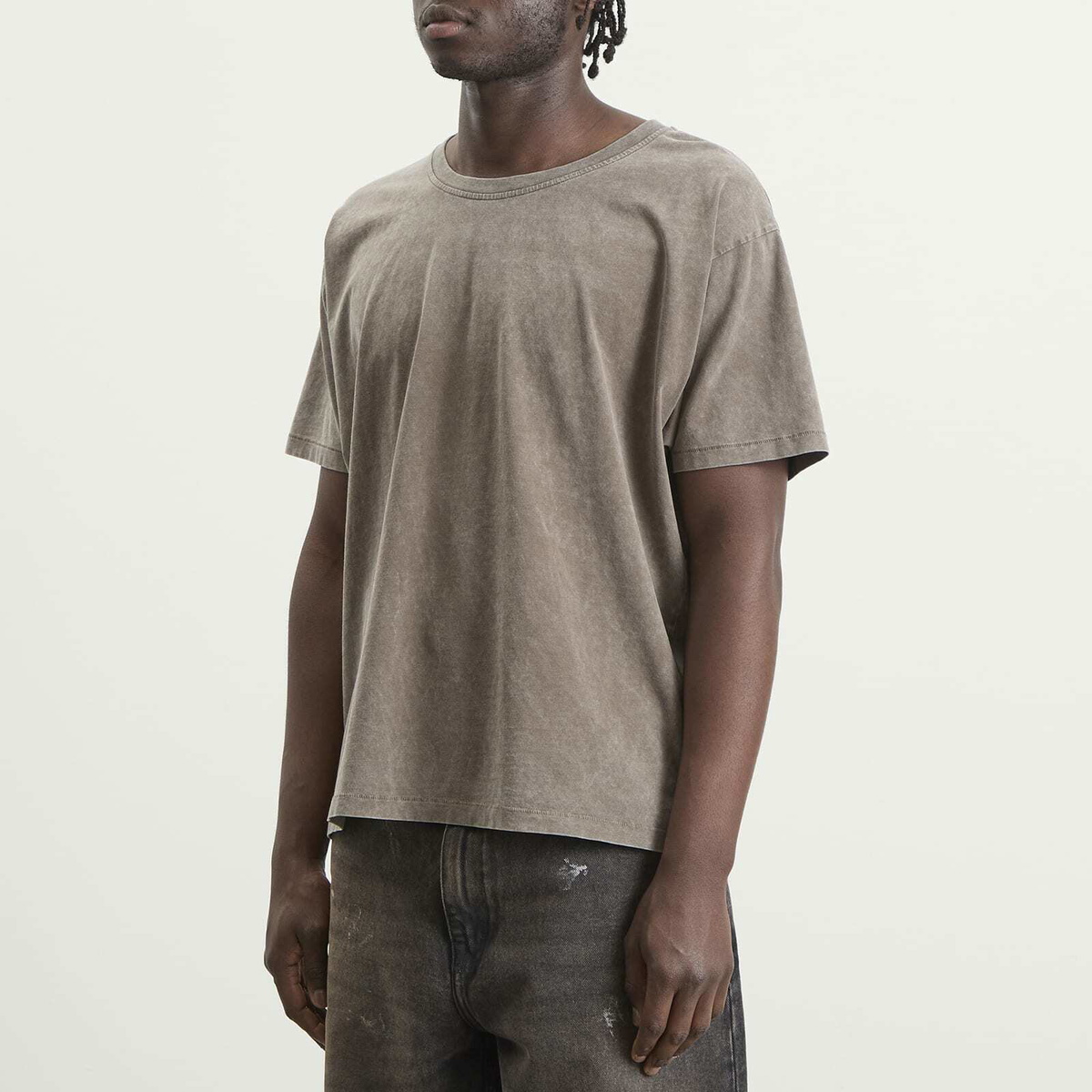 mfpen Men's Washed New T-Shirt in Washed Pavement