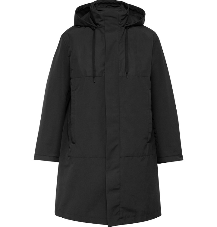 Photo: Theory - Philip Shell-Panelled Cotton-Blend Parka with Removable Down Liner - Black