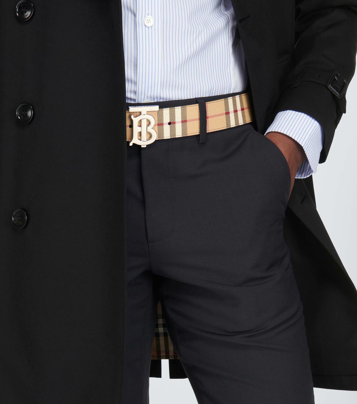 Burberry TB Monogram reversible belt Burberry