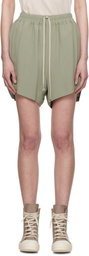 Rick Owens Green Hollywood Boxers Shorts