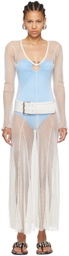 Gimaguas Off-White Rete Maxi Dress
